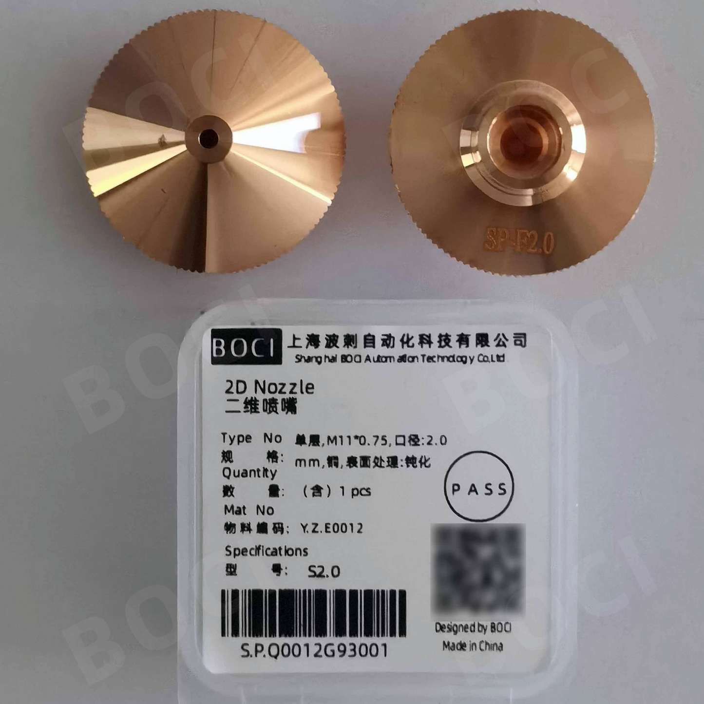 BOCHU BOCI Ugelli 2D singoli/doppi originali M11*0,75
