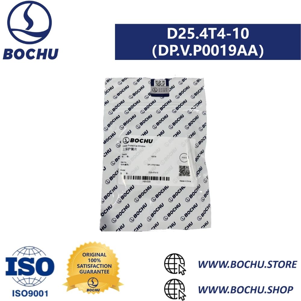 BOCHU BOCI Original Upper protective lens D25.4T4（0~60KW） D25.4T4-10（DP.V.P0019AA）≤40KW