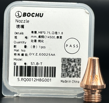 BOCHU BOCI Original Tube Bevel Nozzle Single/Double Layer S1.8-T（DY.Z.E0025AA）