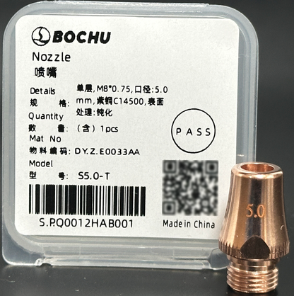 BOCHU BOCI Original Tube Bevel Nozzle Single/Double Layer S5.0-T（DY.Z.E0033AA）