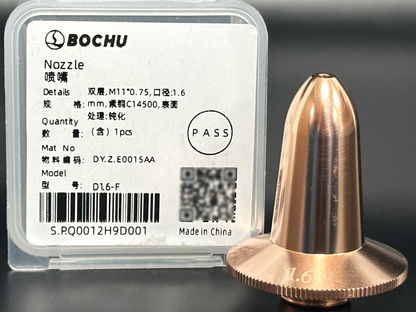 BOCHU BOCI Flat Bevel M11*0.75 Original Single/Double Nozzle D1.6-F（DY.Z.E0015AA）