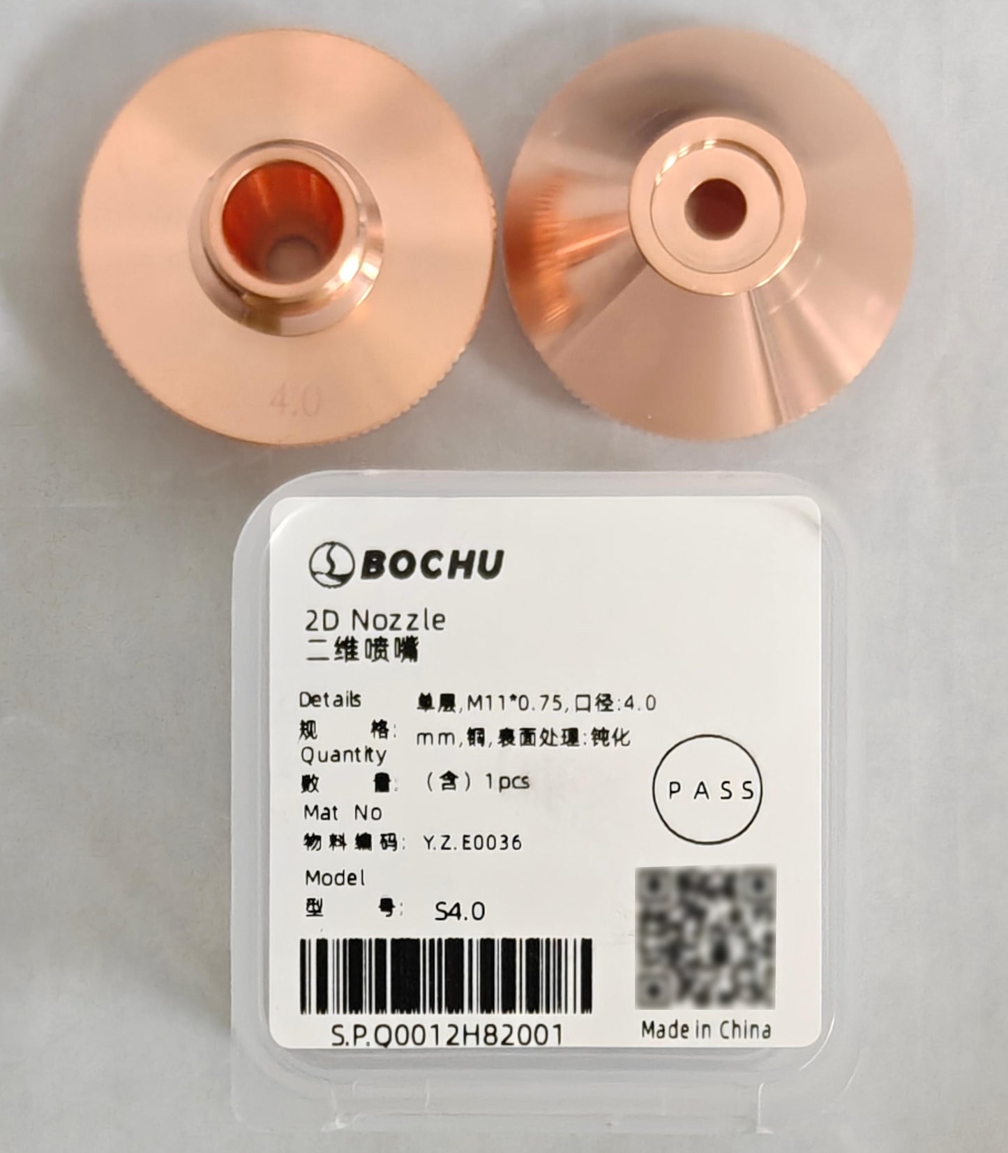 BOCHU BOCI Original Single/Double 2D Nozzles M11*0.75