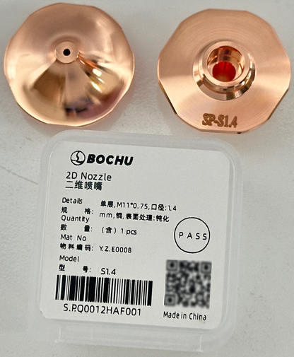 BOCHU BOCI Original Single/Double 2D Nozzles M11*0.75 D28SP Single 1.4mm（Y.Z.E0008） cutting nozzles