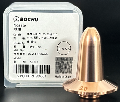 BOCHU BOCI Flat Bevel M11*0.75 Original Single/Double Nozzle S2.0-F（DY.Z.E0006AA）