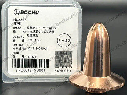 BOCHU BOCI Flat Bevel M11*0.75 Original Single/Double Nozzle D1.6-F（DY.Z.E0015AA）