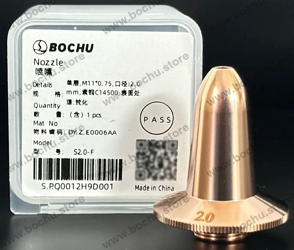 BOCHU BOCI Flat Bevel M11*0.75 Original Single/Double Nozzle S2.0-F（DY.Z.E0006AA）
