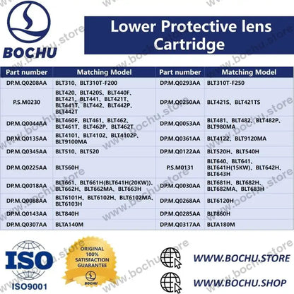 BOCHU BOCI untere Schutzgläser-Kartusche Passende Modelle