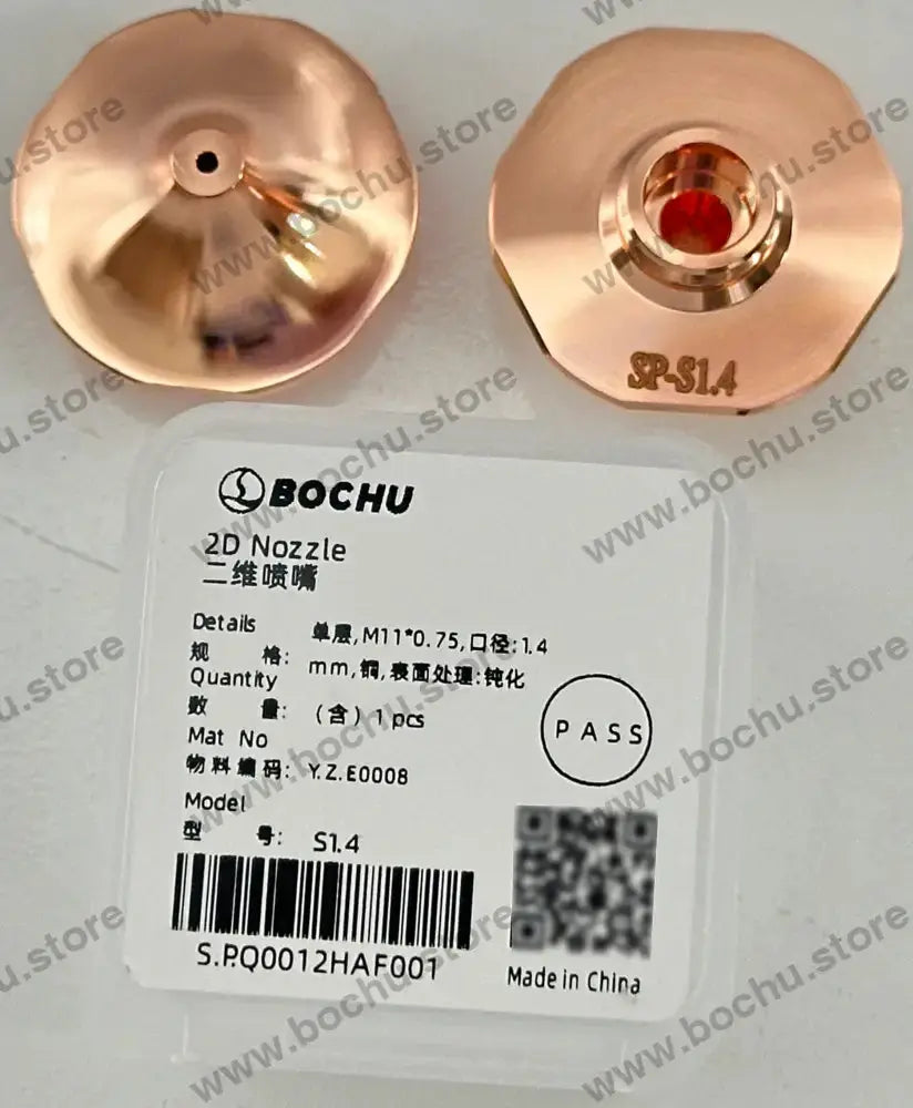 BOCHU BOCI Original Single/Double 2D Nozzles M11*0.75 D28SP Single 1.4mm（Y.Z.E0008） cutting nozzles