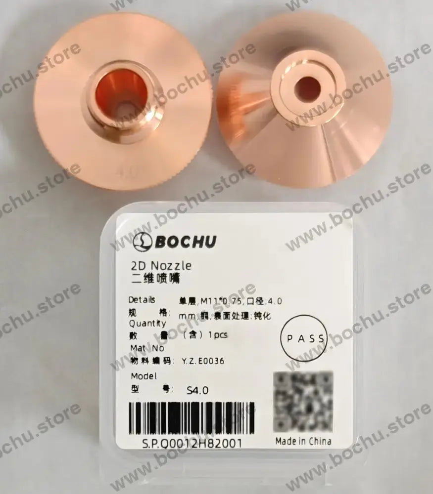 BOCHU BOCI Originale Ein-/Doppeldüsen für 2D M11×0.75 D28 Druck- Einfach 4mm（Y.Z.E0036） Schneiddüsen