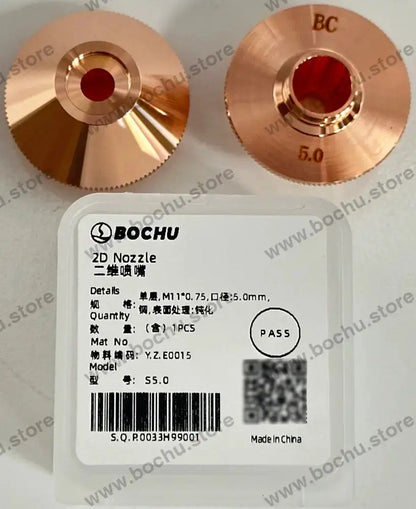 BOCHU BOCI Originale Ein-/Doppeldüsen für 2D M11×0.75 D28 Druck- Einfach 5.0mm（Y.Z.E0015） Schneiddüsen