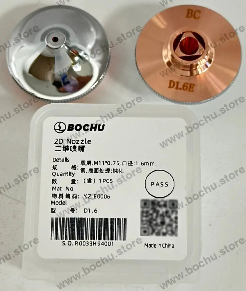 BOCHU BOCI Originale Ein-/Doppeldüsen für 2D M11×0.75 D28E Doppel 1.6mm （Y.Z.E0006） Schneiddüsen