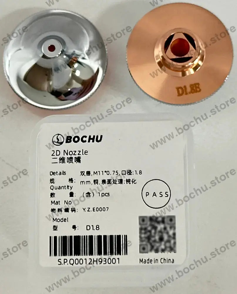 BOCHU BOCI Originale Ein-/Doppeldüsen für 2D M11×0.75 D28E Doppel 1.8mm （Y.Z.E0007） Schneiddüsen