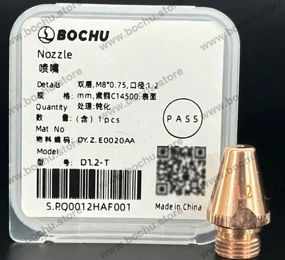 BOCHU BOCI Originale Rohr-Fasendüse Einfach/Doppel Schicht D1.2-T（DY.Z.E0020AA）
