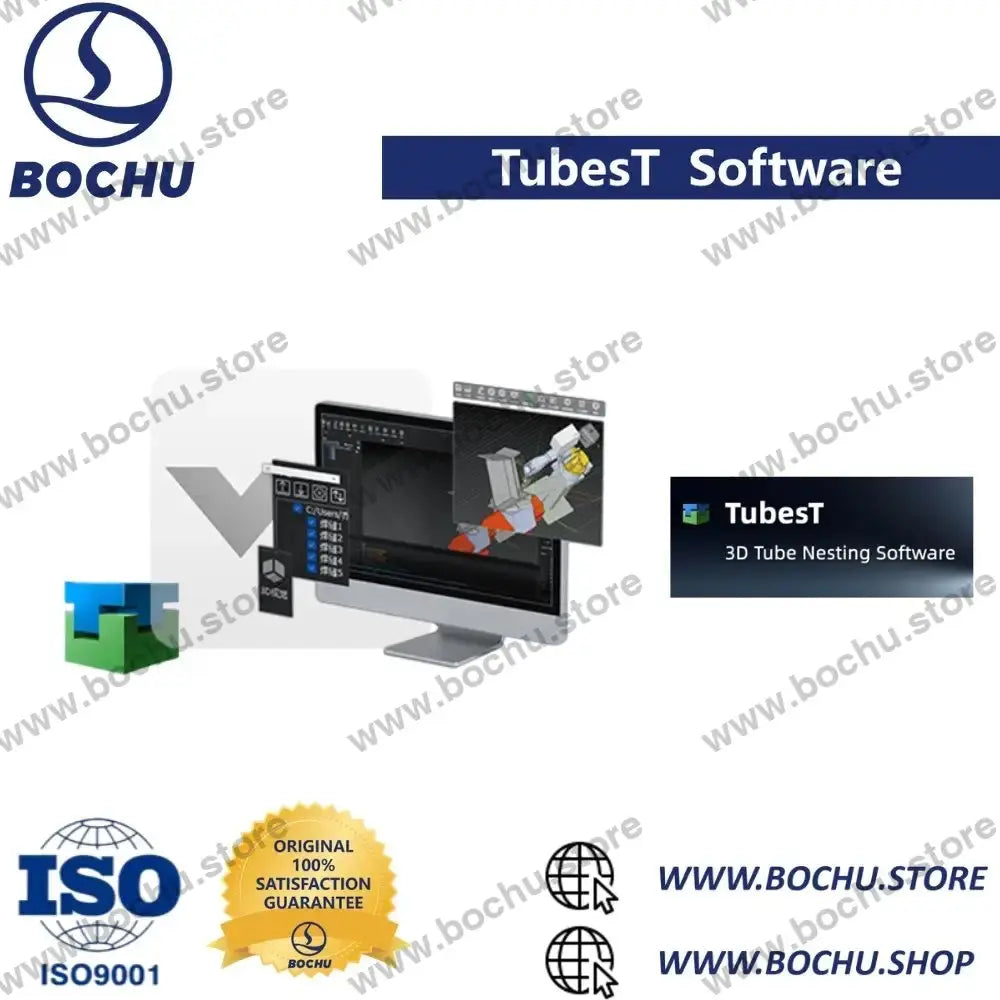 BOCHU TubeST 3D-Software zur Verschachtelung von Rohrzuschnitten